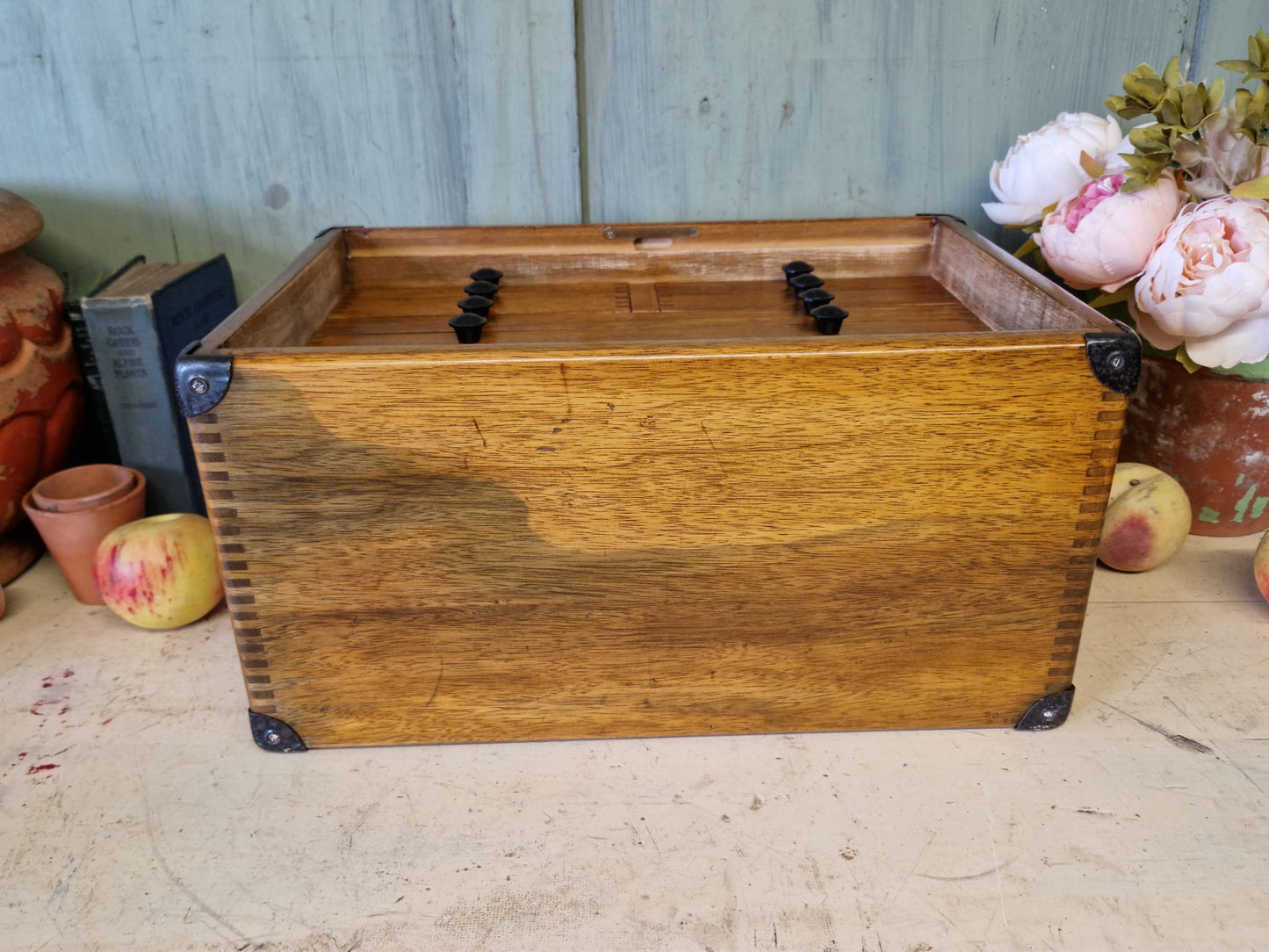 Vintage Moore & Wright Engineers Tool Box Cabinet Bank Of Drawers Tool Chest