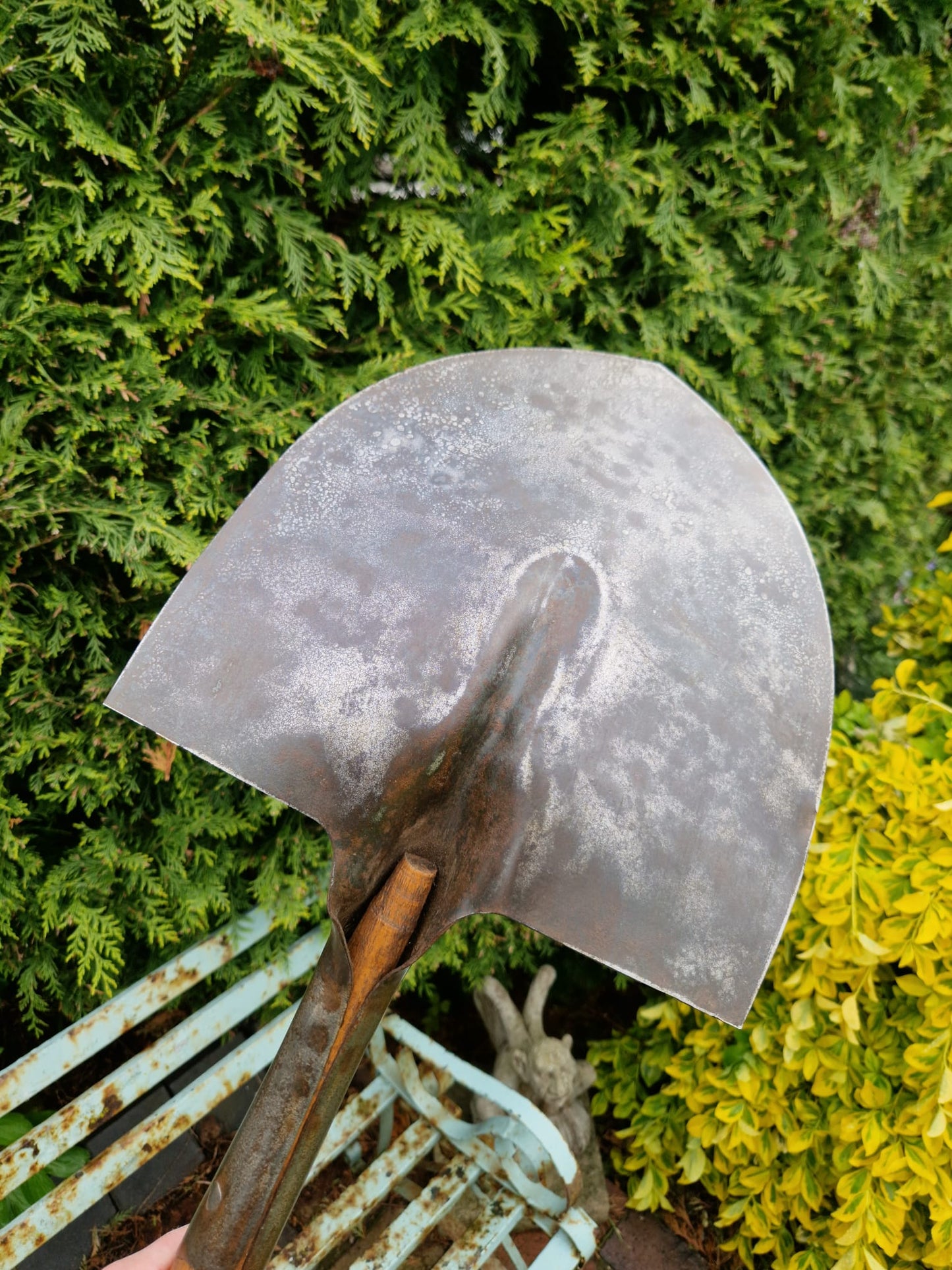 Vintage Stockton Heath Forge Caldwells Shovel Spade Original Label Rare