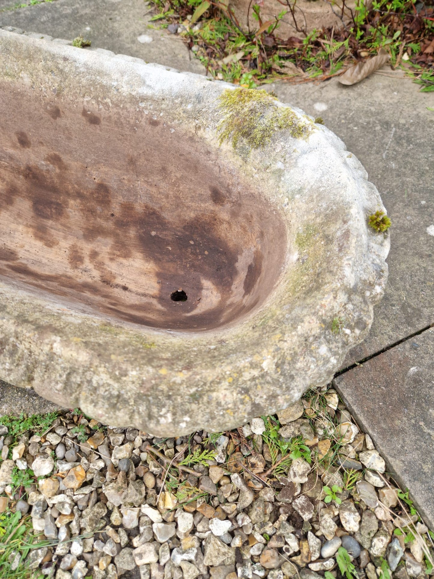 Beautiful Vintage Oval Garden Planter Trough