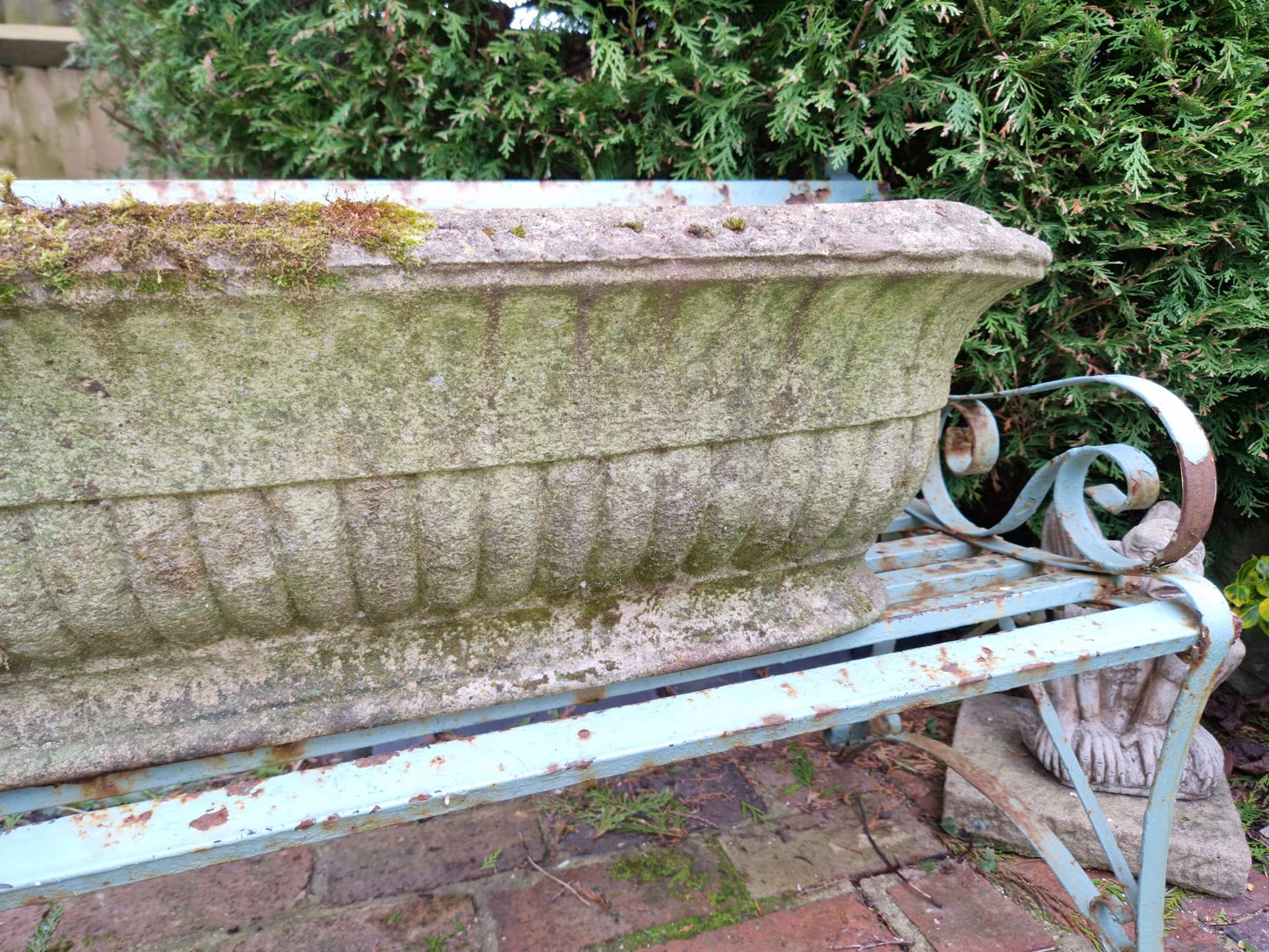 Beautiful Vintage Oval Garden Planter Trough