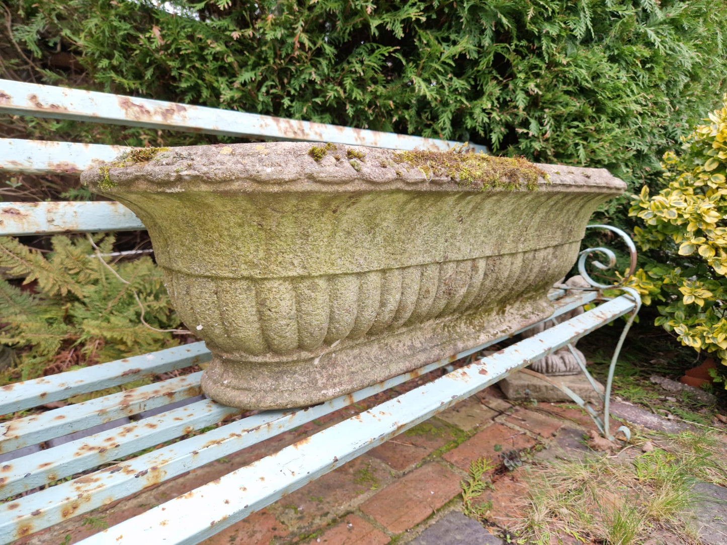 Beautiful Vintage Oval Garden Planter Trough