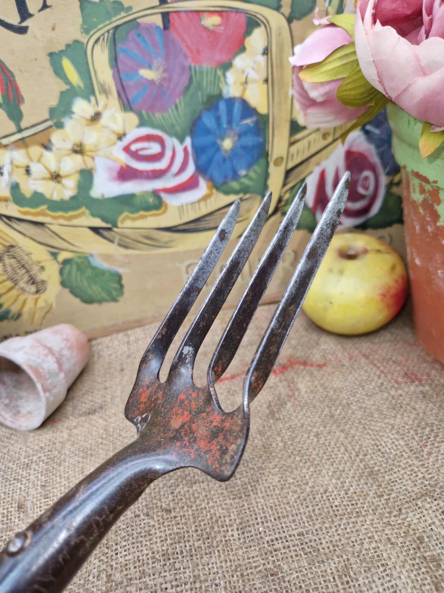 Vintage Brades Garden Hand Fork Dated 1940