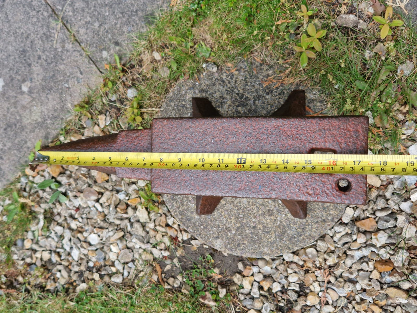 Vintage Blacksmith Anvil - Green Approx 35kg