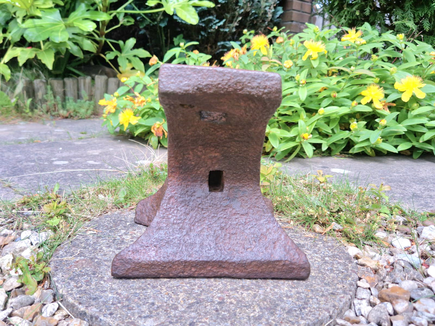 Vintage Blacksmith Anvil - Green Approx 35kg