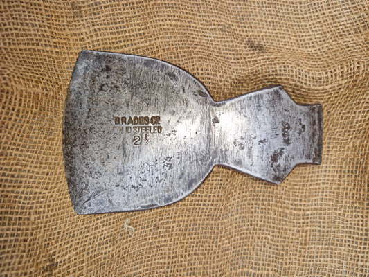 VINTAGE Brades Axe Head 2 1/2 LBS Head Only Brades Co