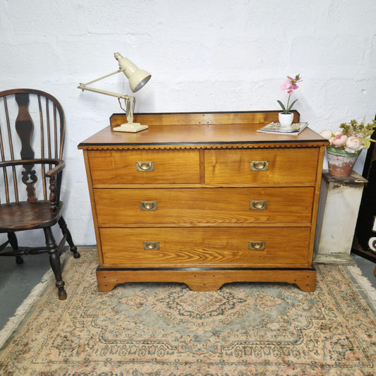 Antique Aesthetic Style Ash Chest Of Drawers