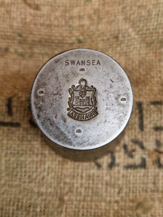 Vintage Silver Charm SWANSEA Metal Die Stamp Making Industrial