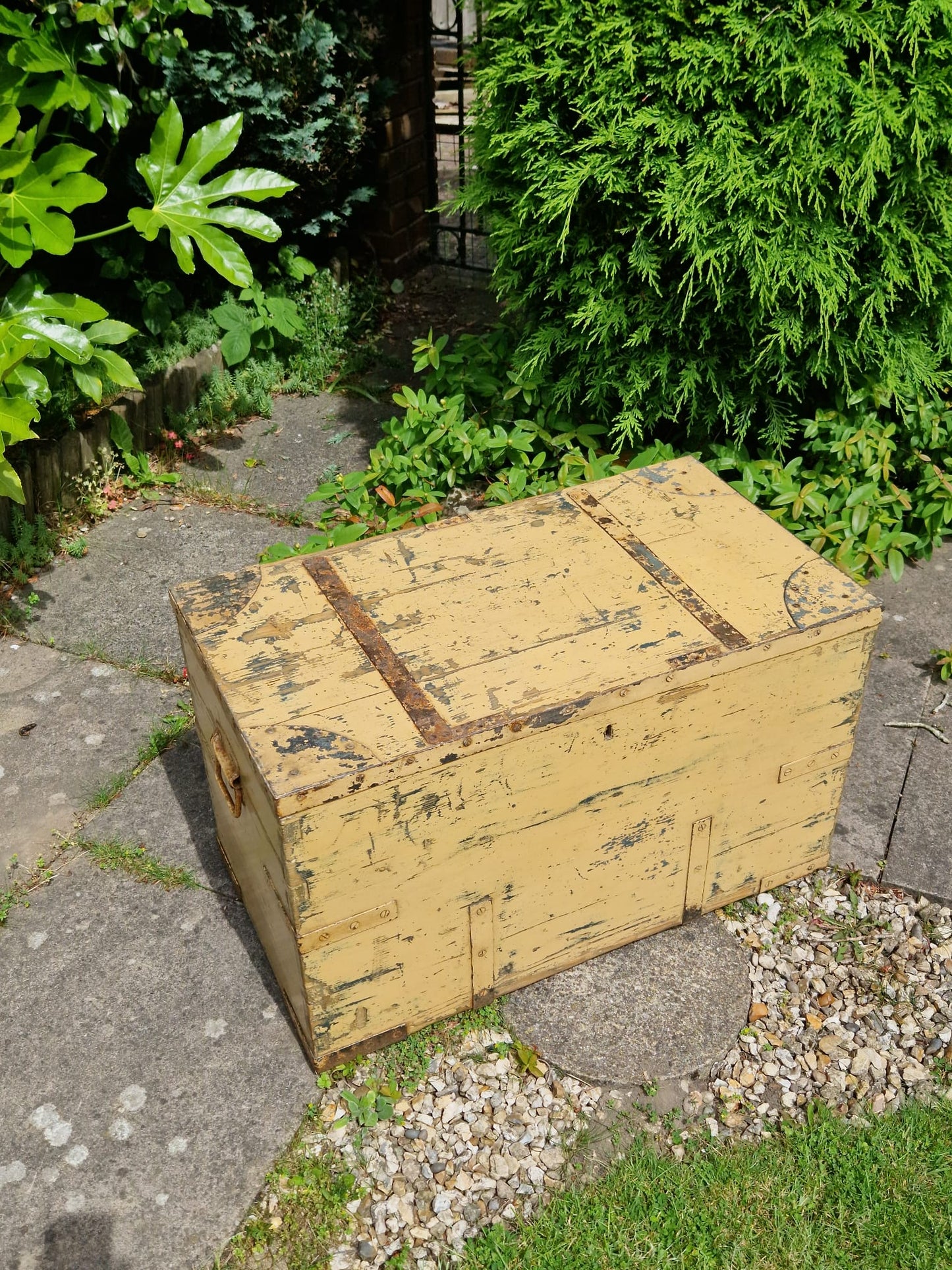 Vintage Pine Blanket Box