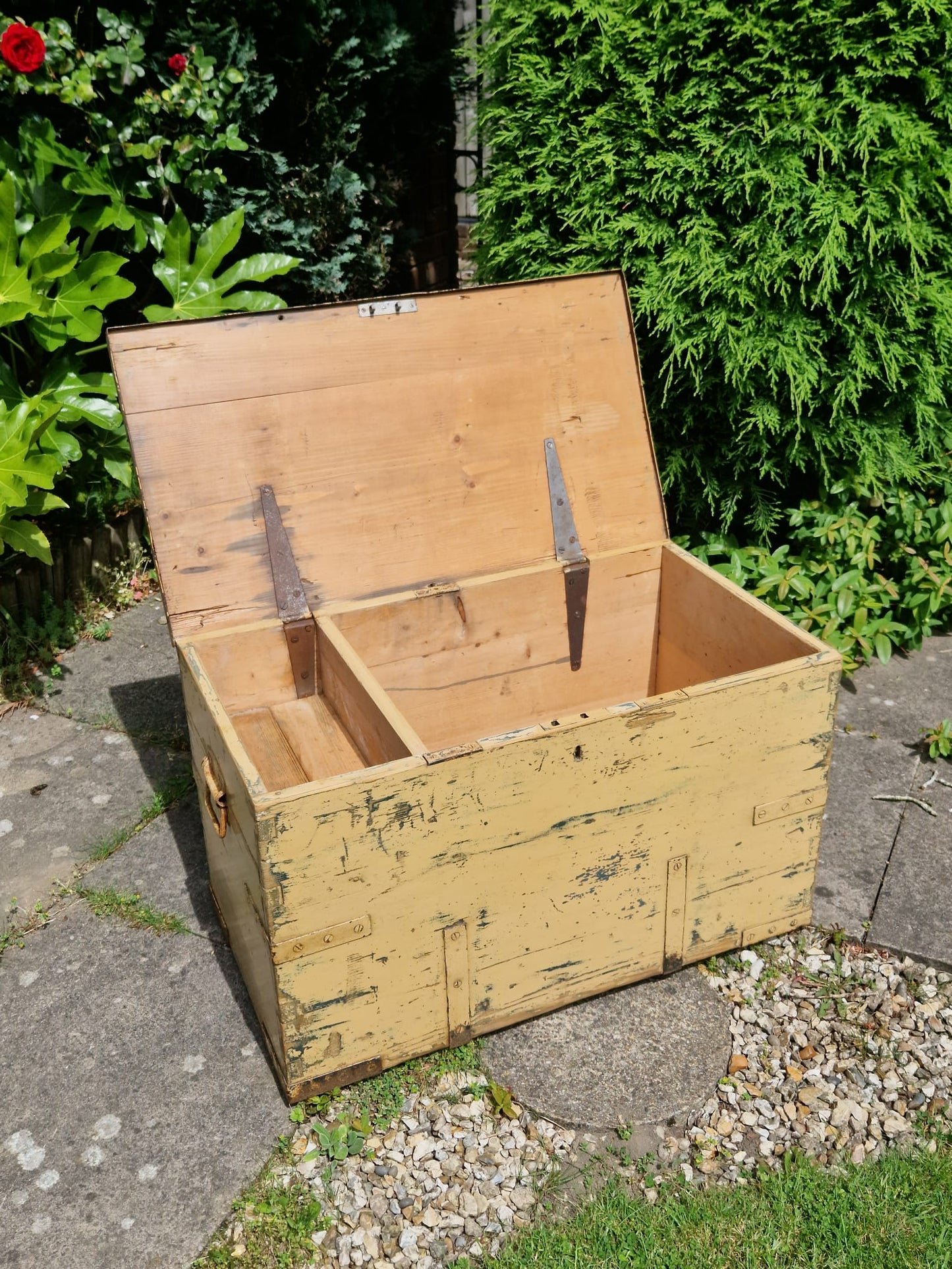 Vintage Pine Blanket Box