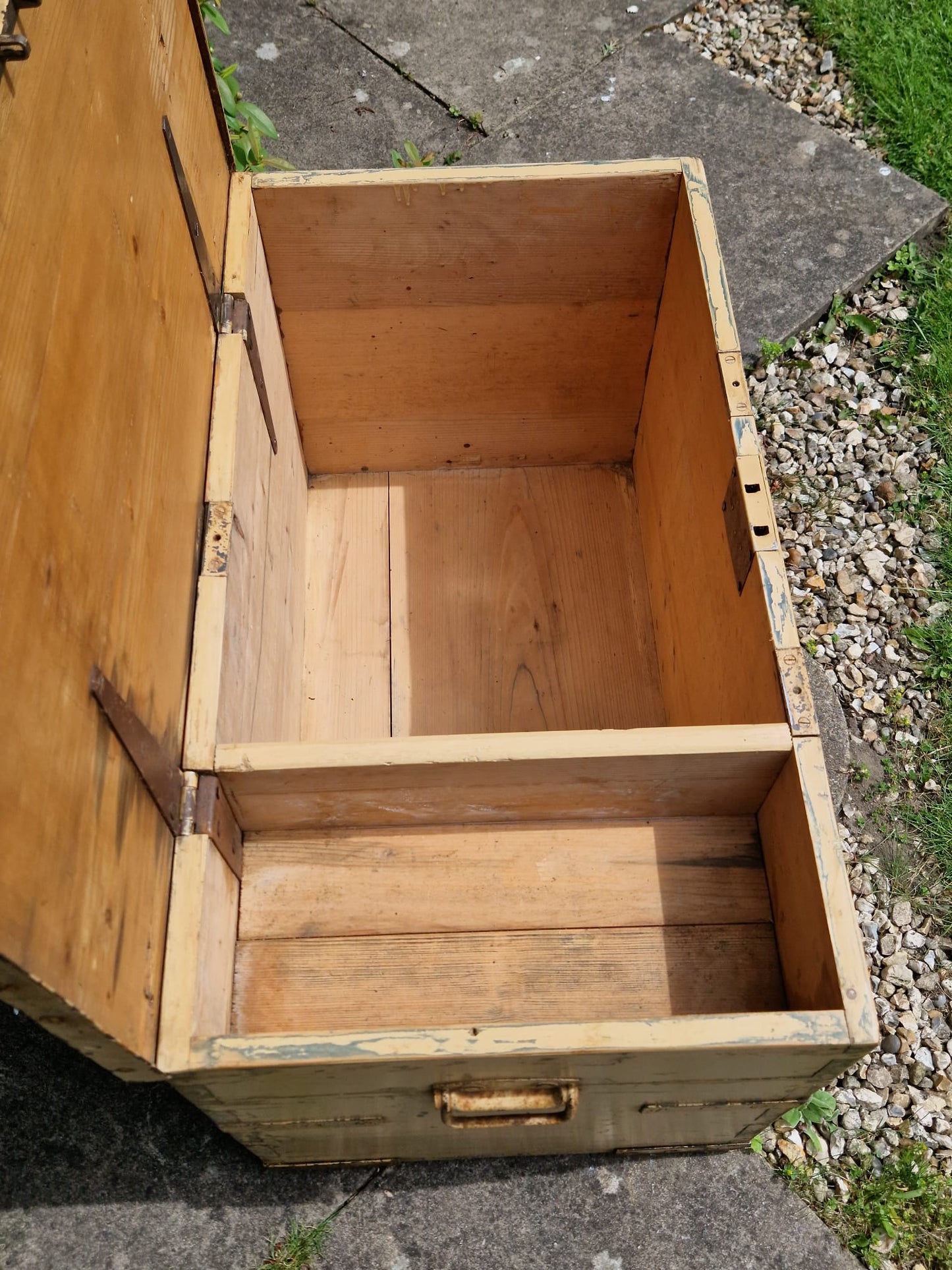 Vintage Pine Blanket Box