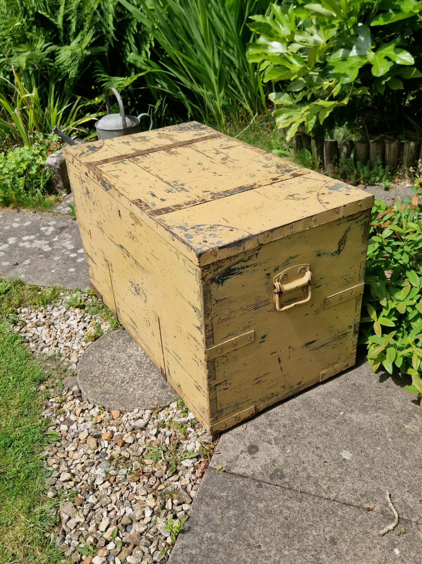 Vintage Pine Blanket Box