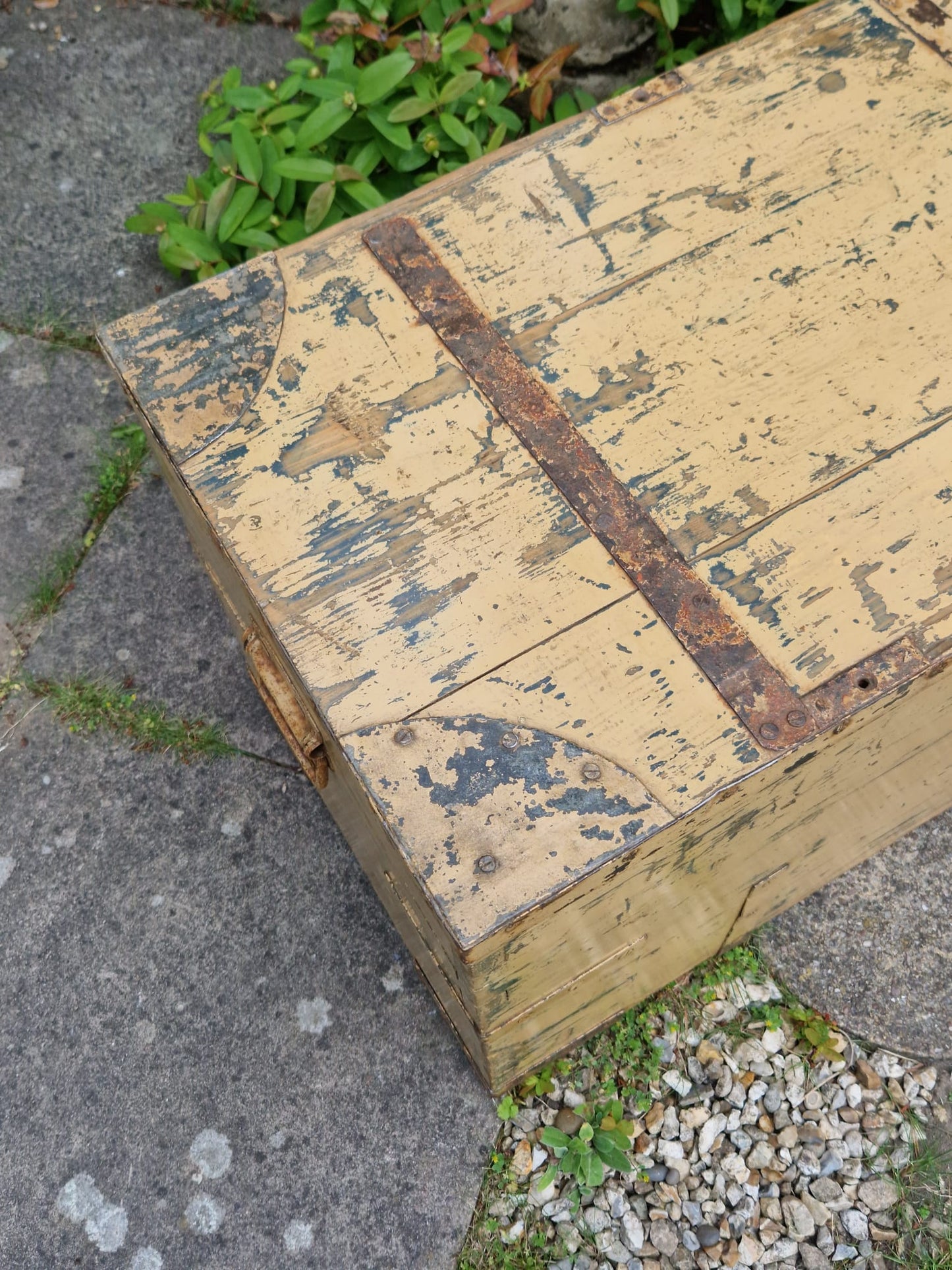 Vintage Pine Blanket Box