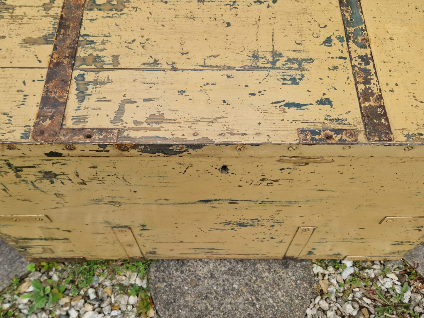 Vintage Pine Blanket Box