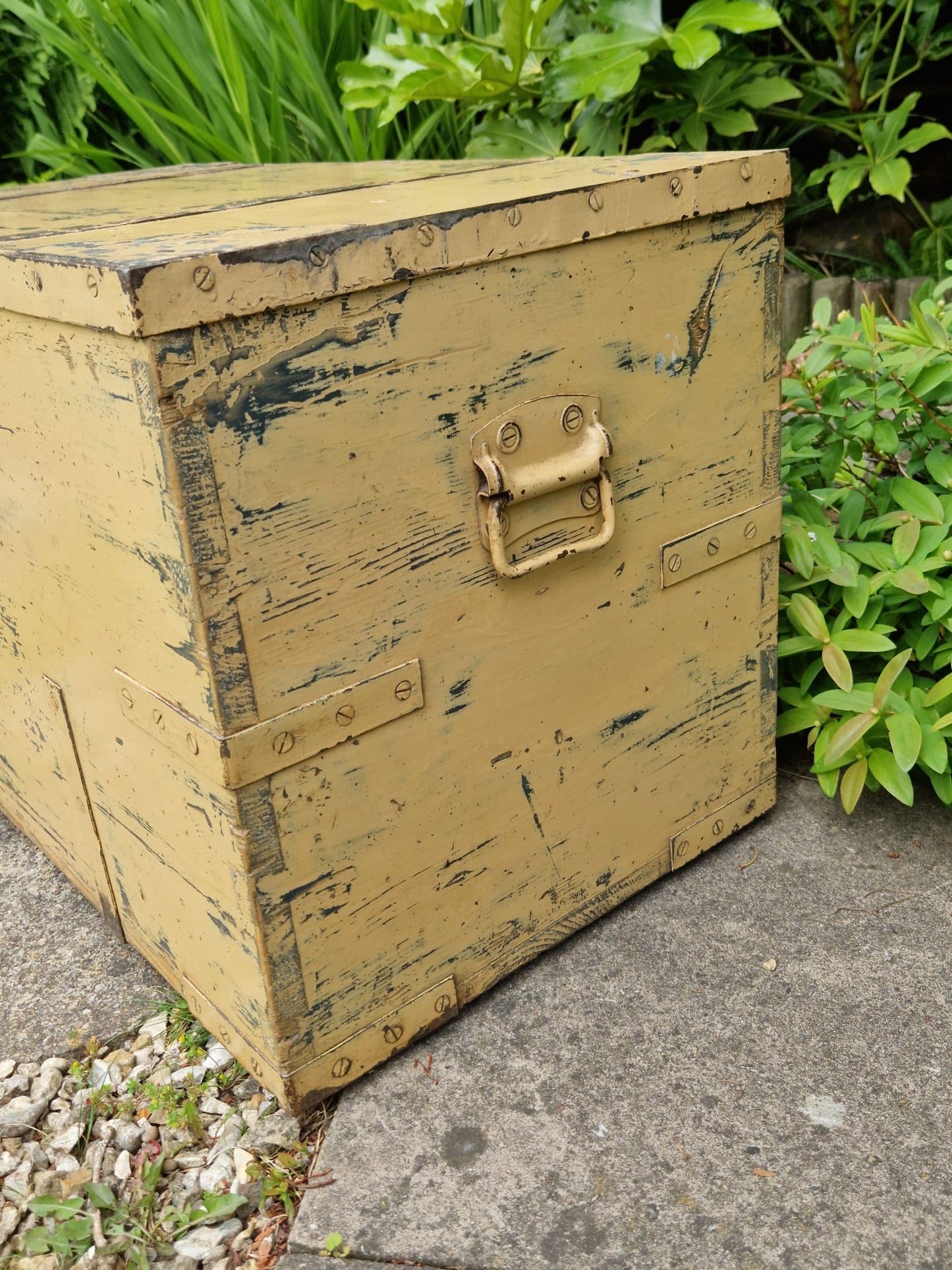 Vintage Pine Blanket Box