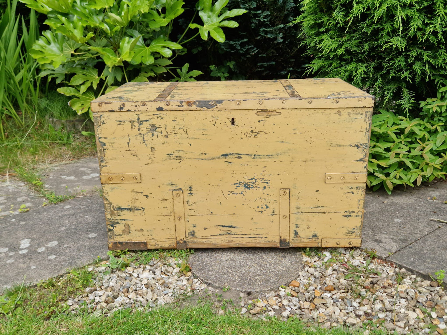 Vintage Pine Blanket Box