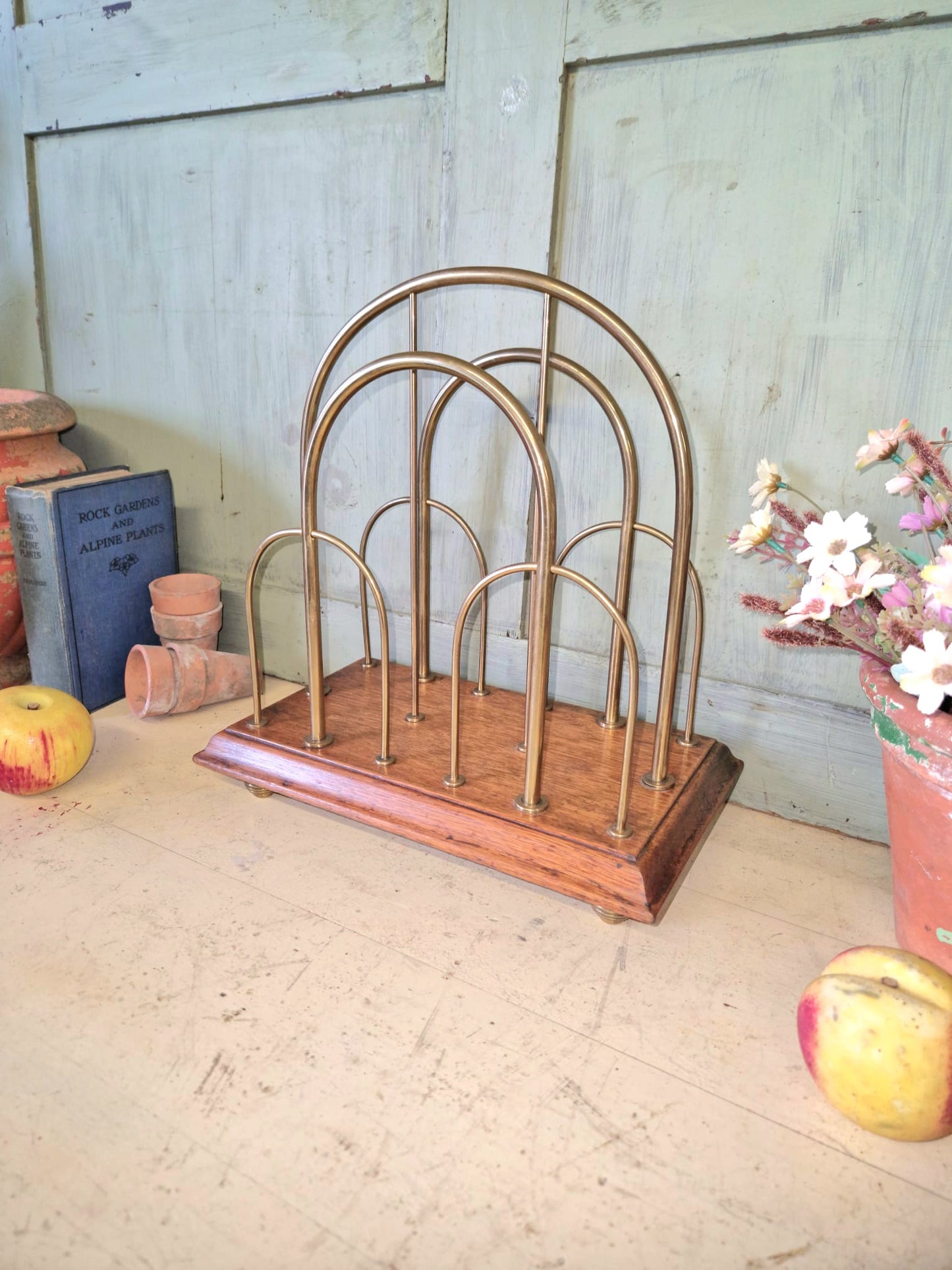 Antique William Tonks and Sons Magazine Rack