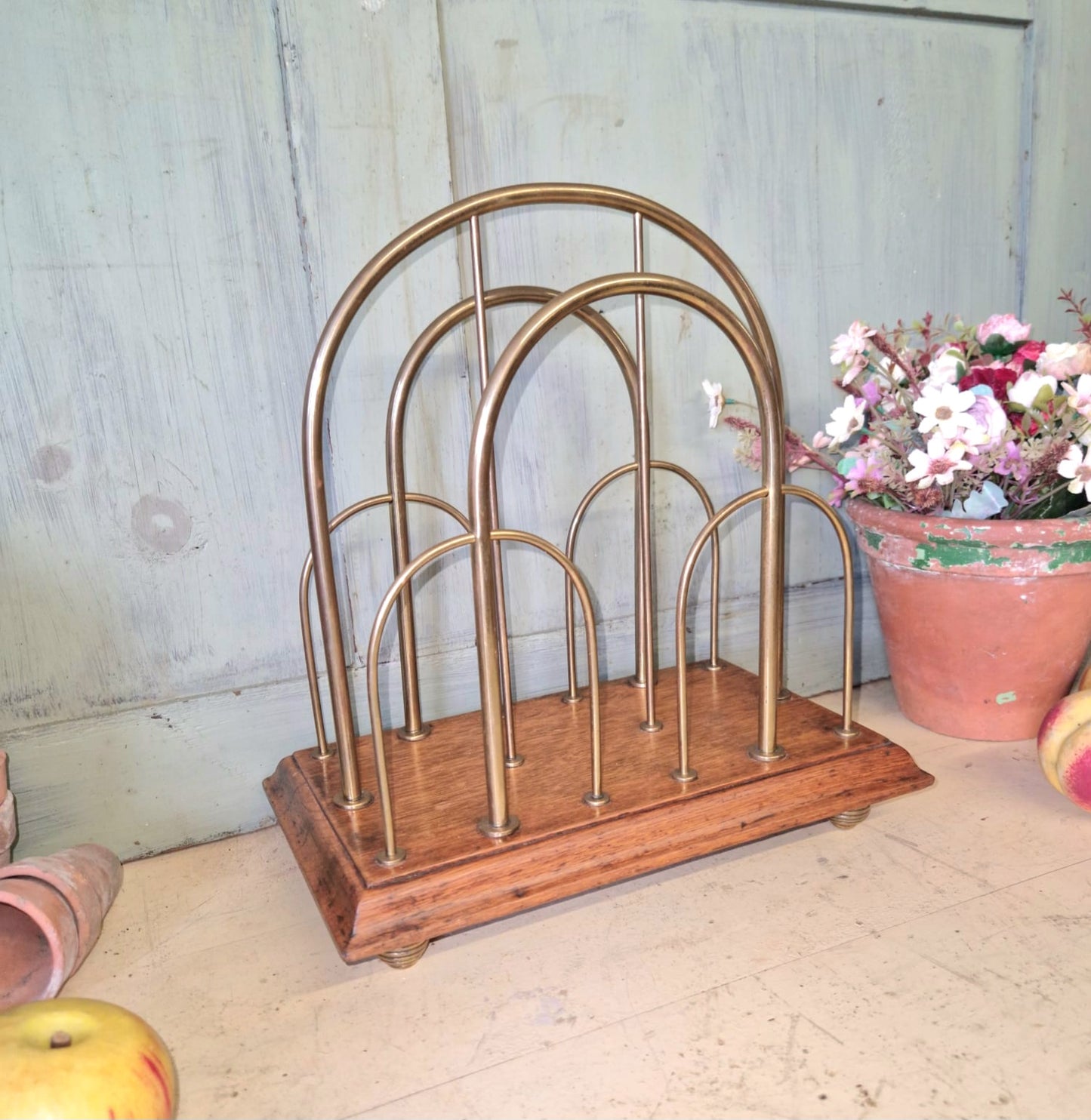 Antique William Tonks and Sons Magazine Rack
