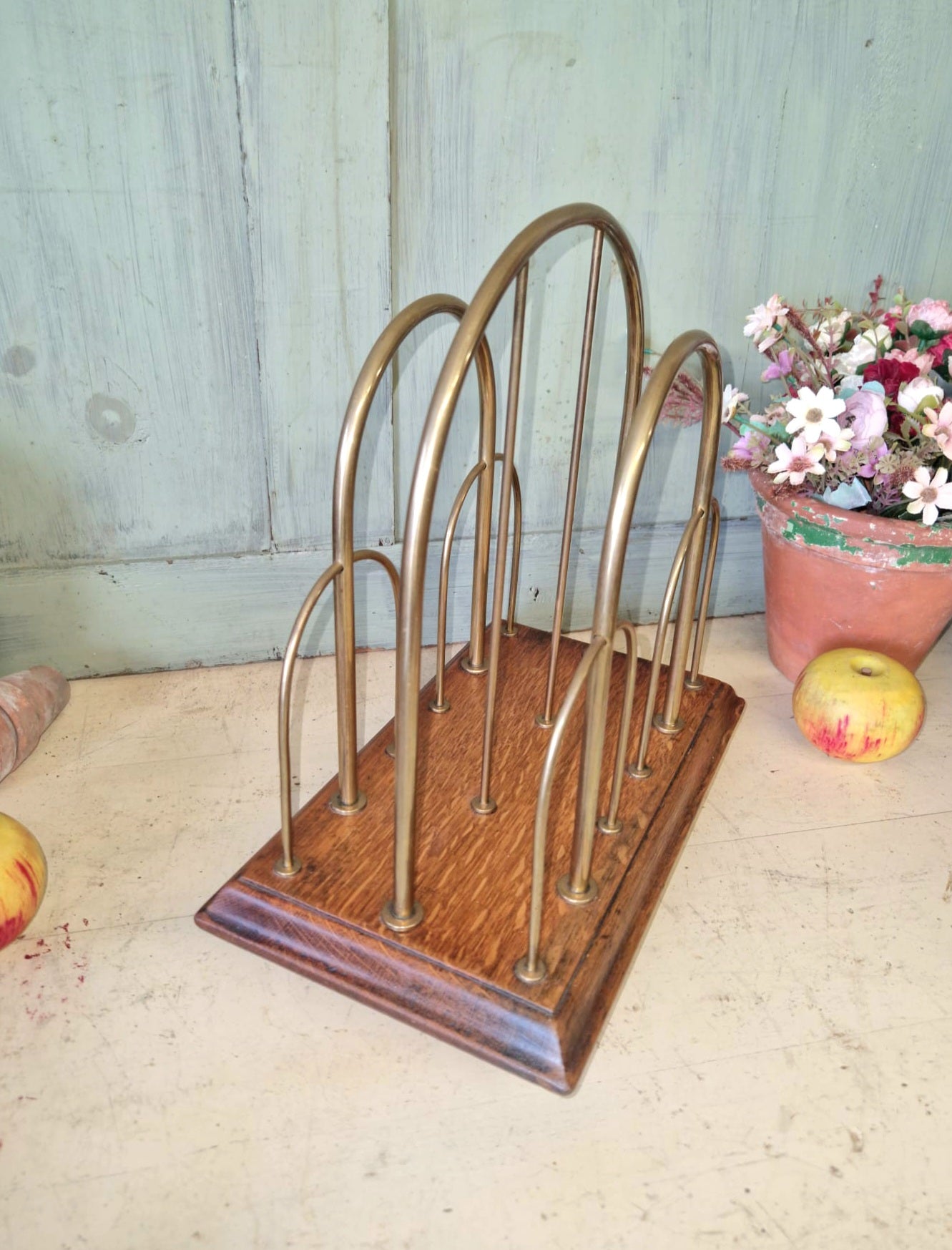 Antique William Tonks and Sons Magazine Rack