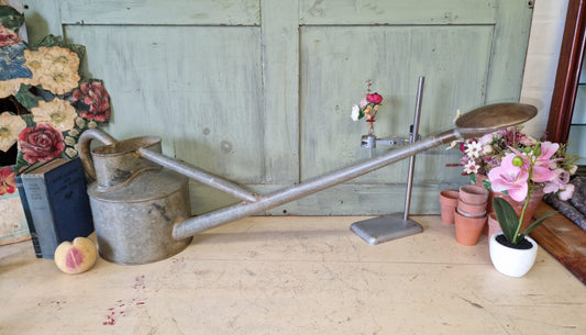 Vintage Haws Galvanised Long Reach Watering Can Brass Spout