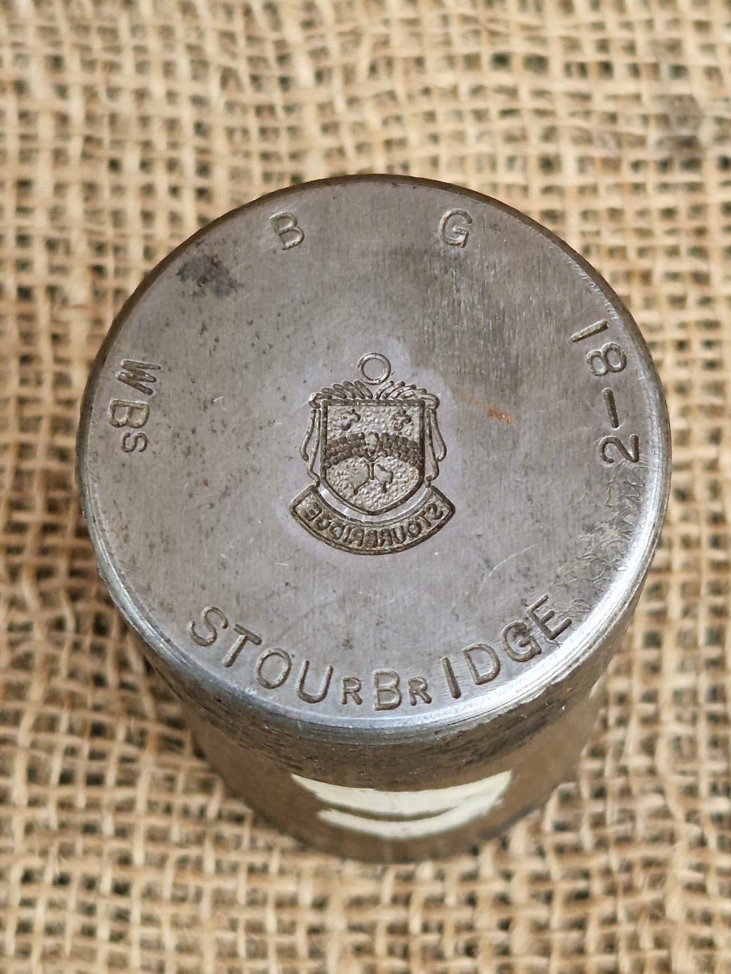 Vintage Silver Charm STOURBRIDGE Metal Die Stamp Making Industrial