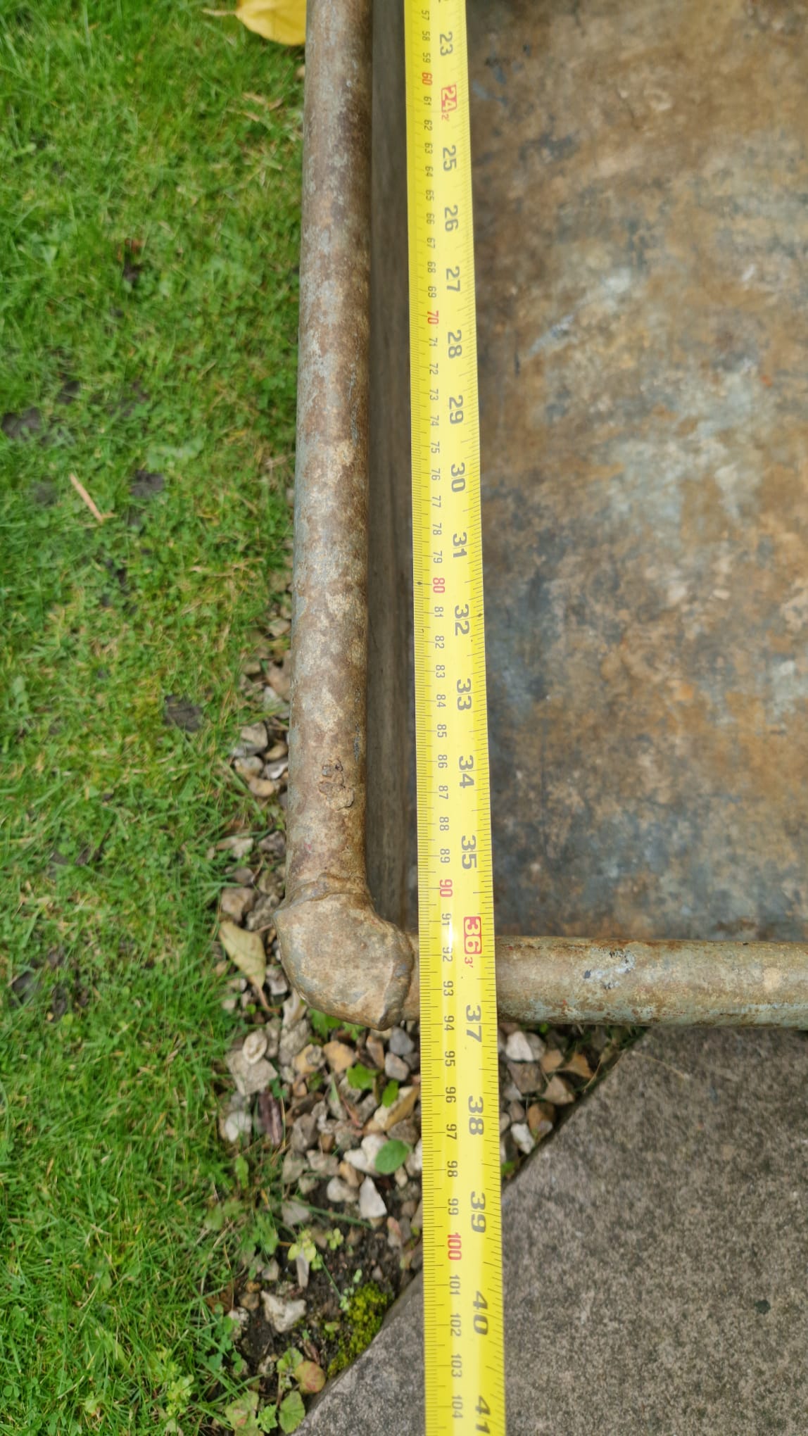 Vintage Galvanised Trough Planter / Herb Garden /Raised Bed Pond /Plant Pot