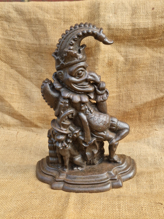 Victorian Cast Iron Punch Doorstop - The Malthouse Collective Stroud