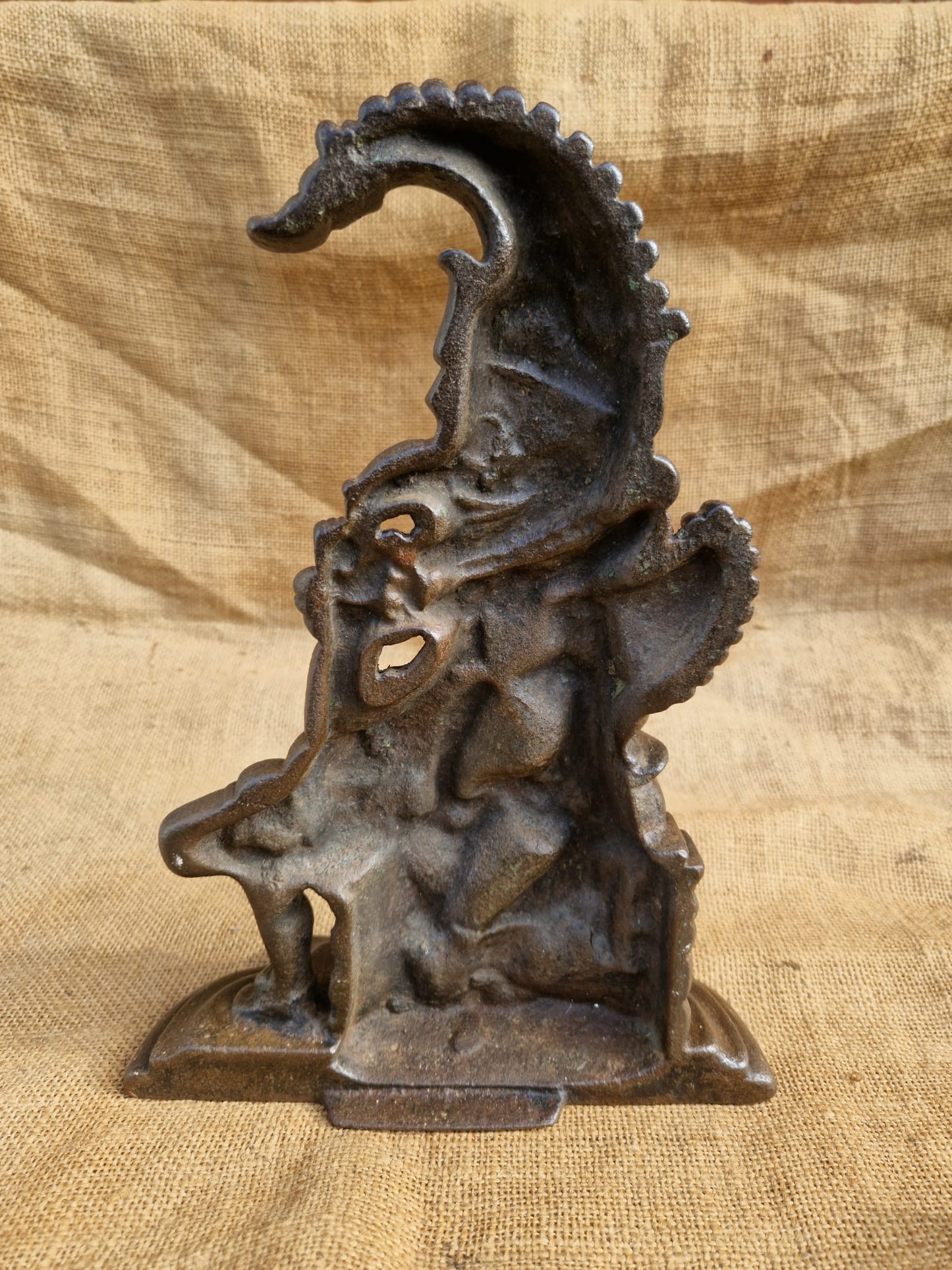 Victorian Cast Iron Punch Doorstop - The Malthouse Collective Stroud