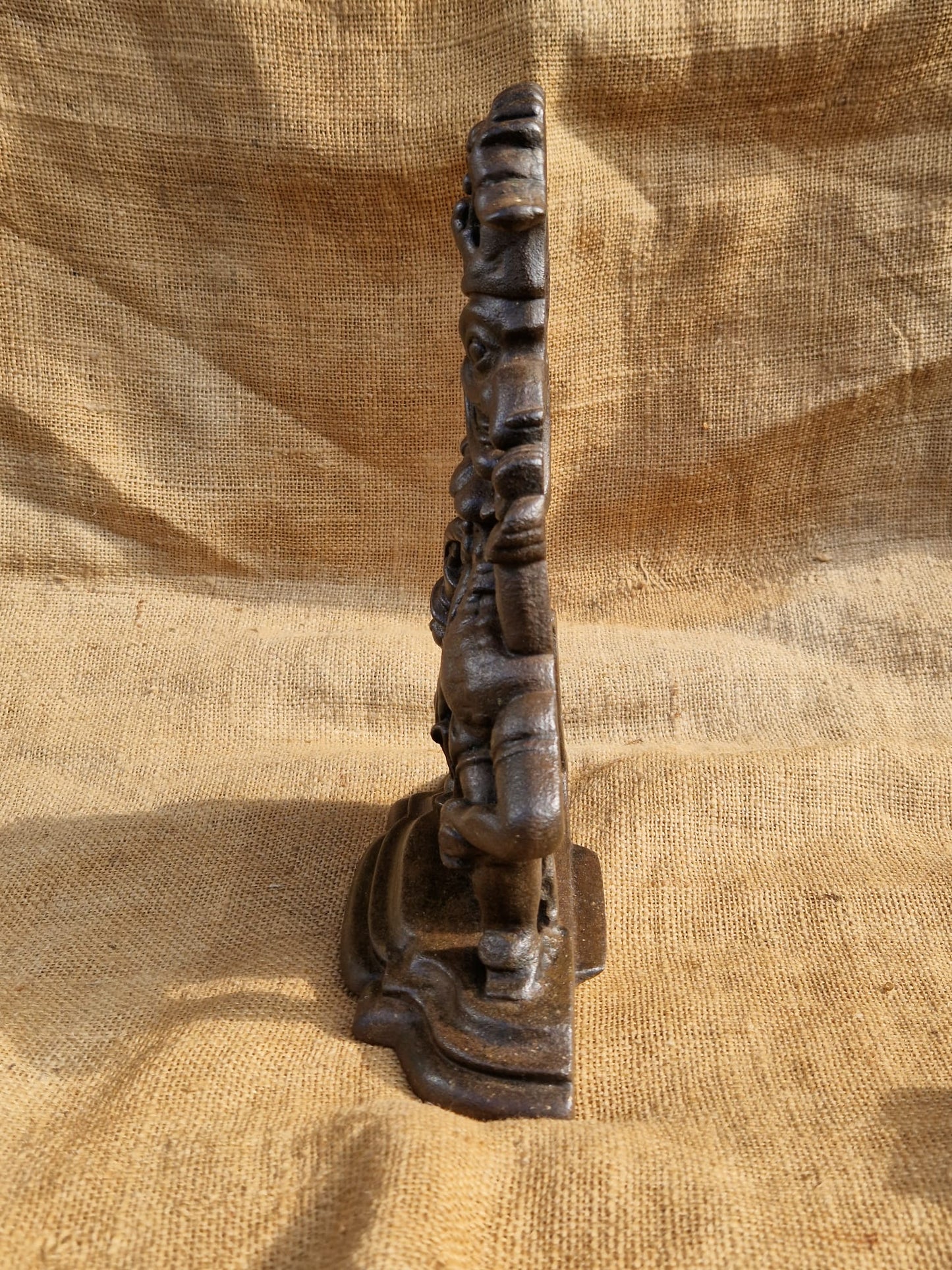 Victorian Cast Iron Punch Doorstop - The Malthouse Collective Stroud