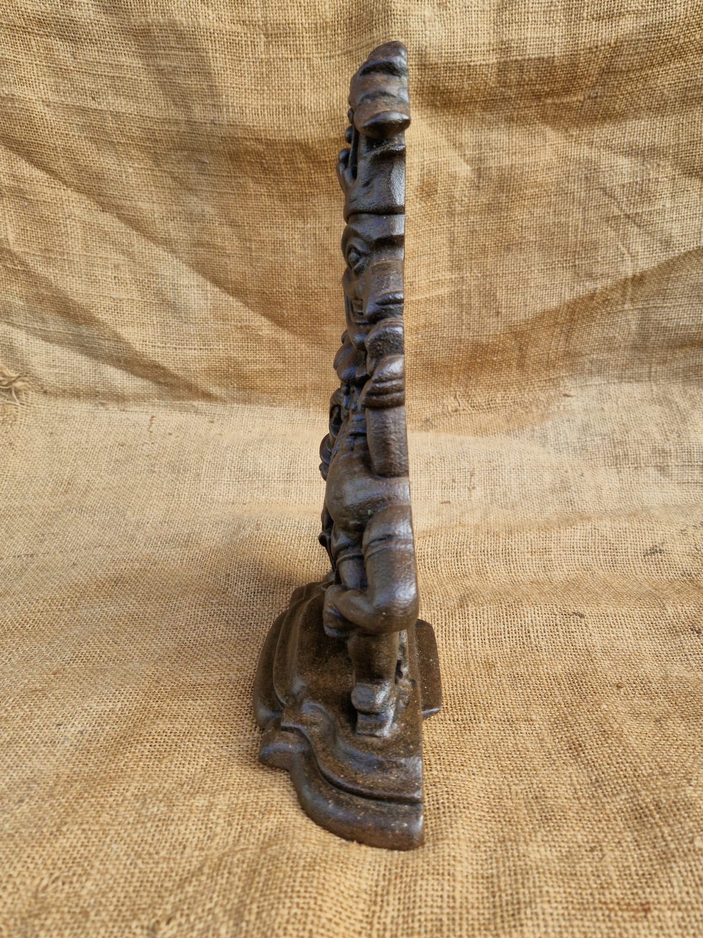 Victorian Cast Iron Punch Doorstop - The Malthouse Collective Stroud