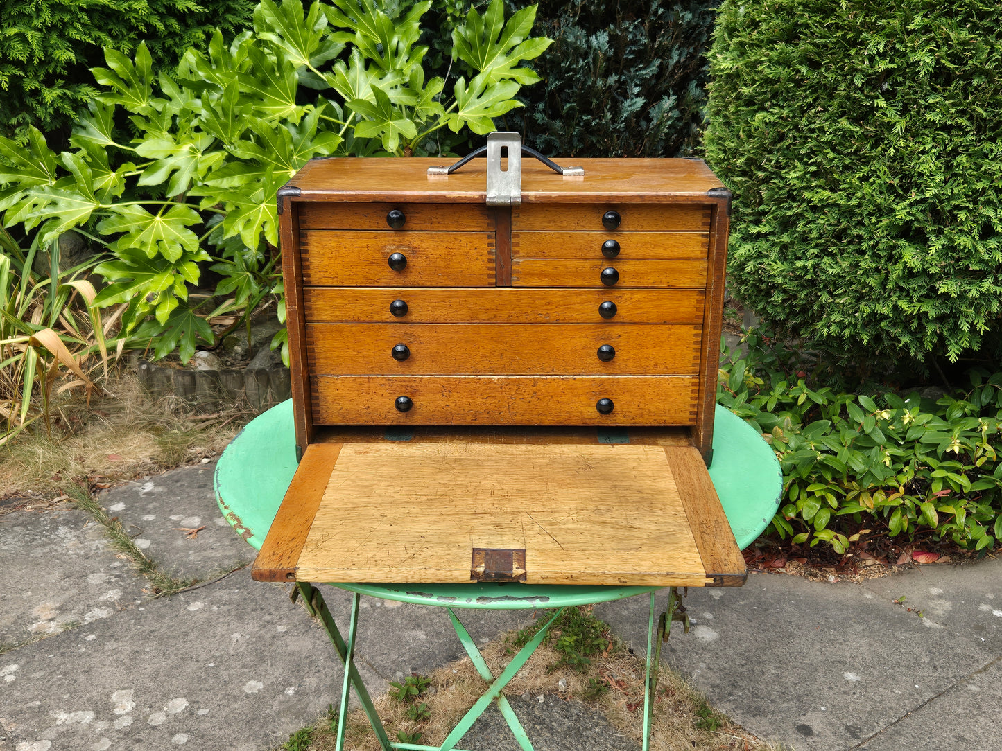 Vintage Engineers Cabinet Tool Chest 8 Drawers
