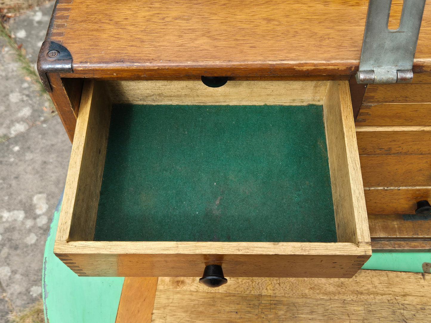 Vintage Engineers Cabinet Tool Chest 8 Drawers