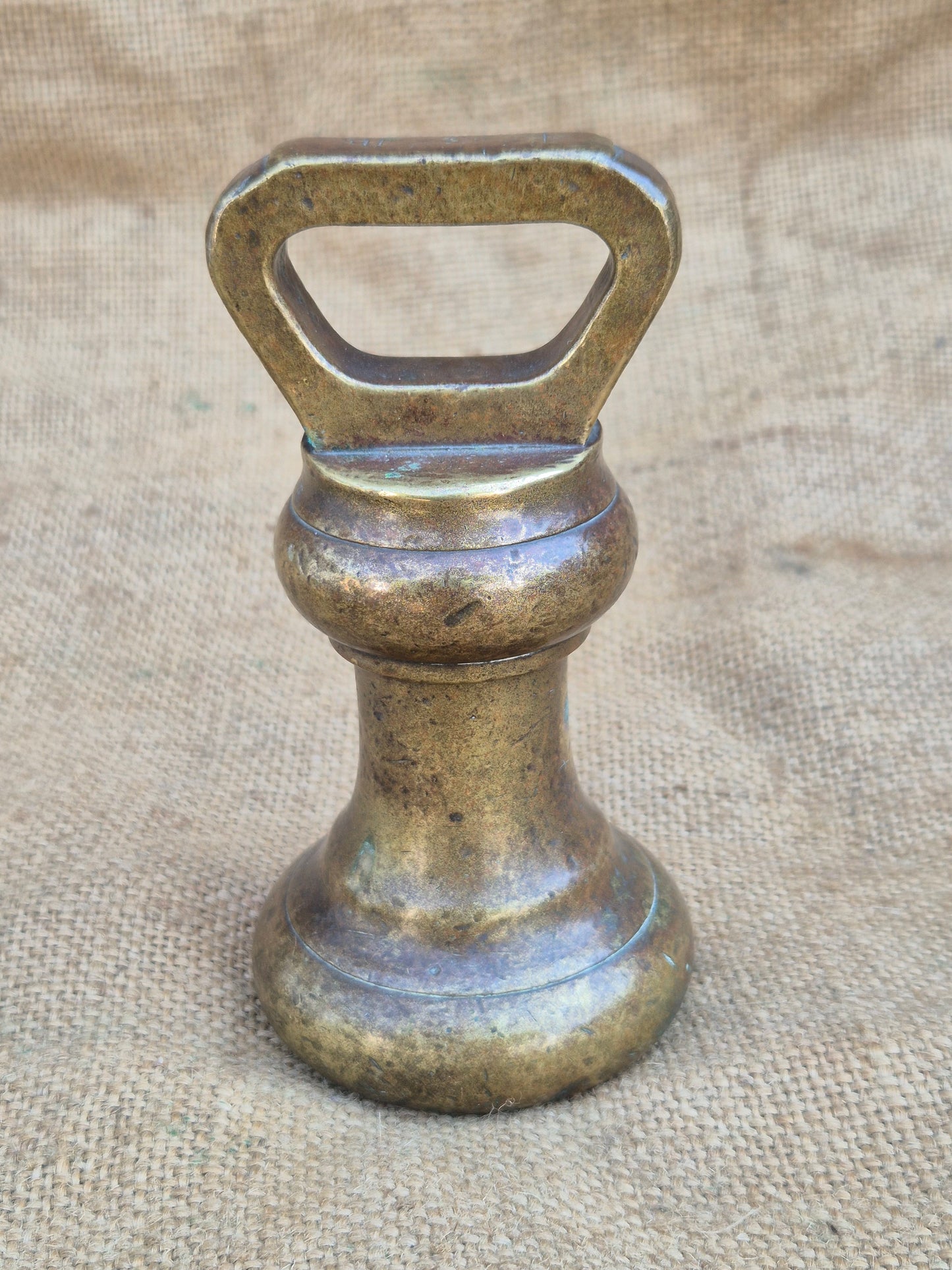 Vintage Avery Brass 4 Lb Bell Weight - Postage included