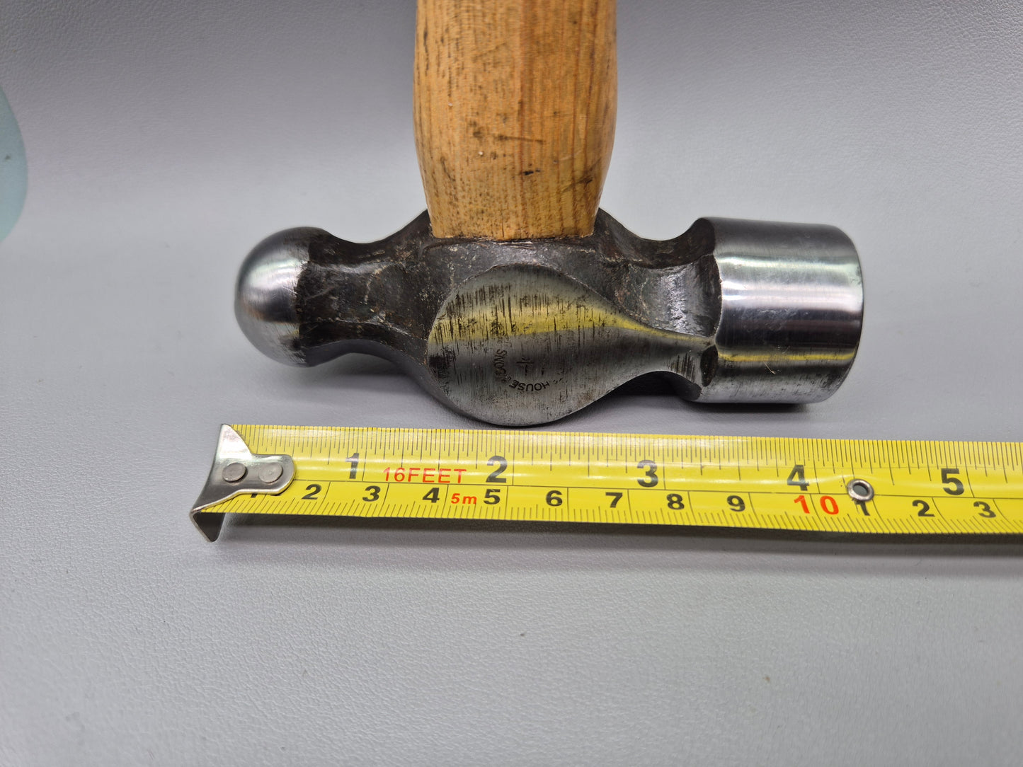 Whitehouse Ball Pein Hammer - 1 1/2 lb - Made In England Original Label Hedgehog