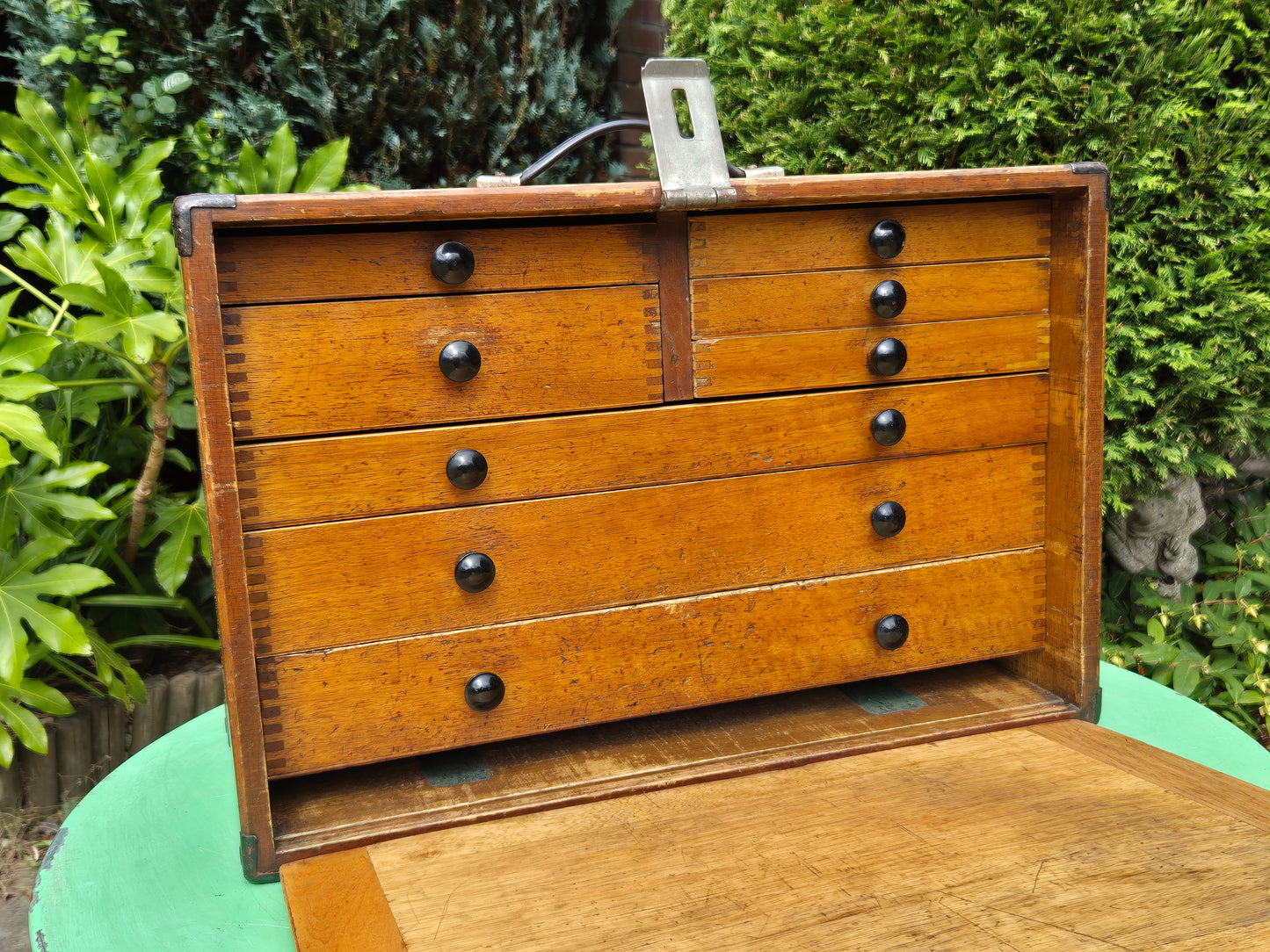 Vintage Engineers Cabinet Tool Chest 8 Drawers