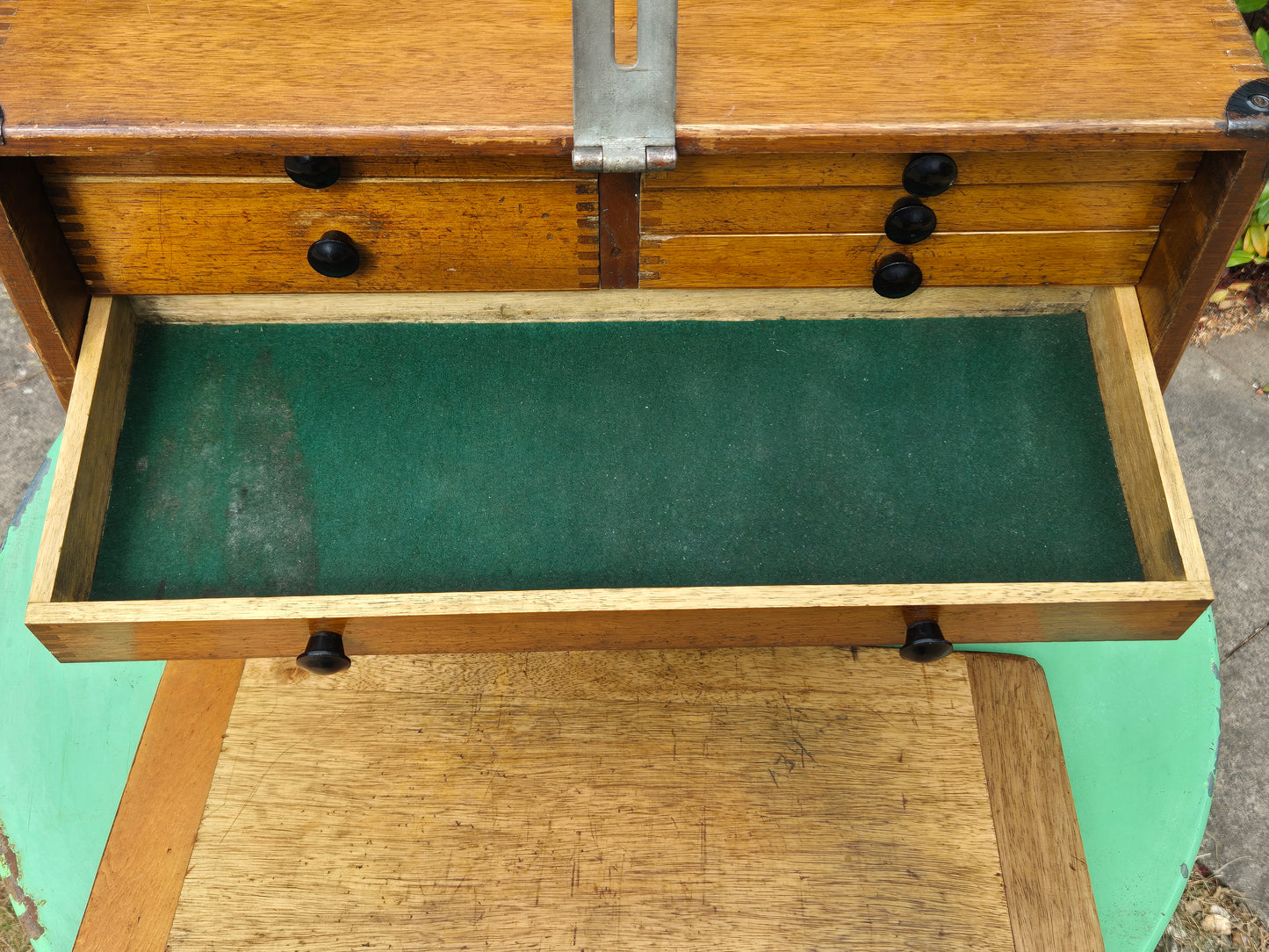 Vintage Engineers Cabinet Tool Chest 8 Drawers