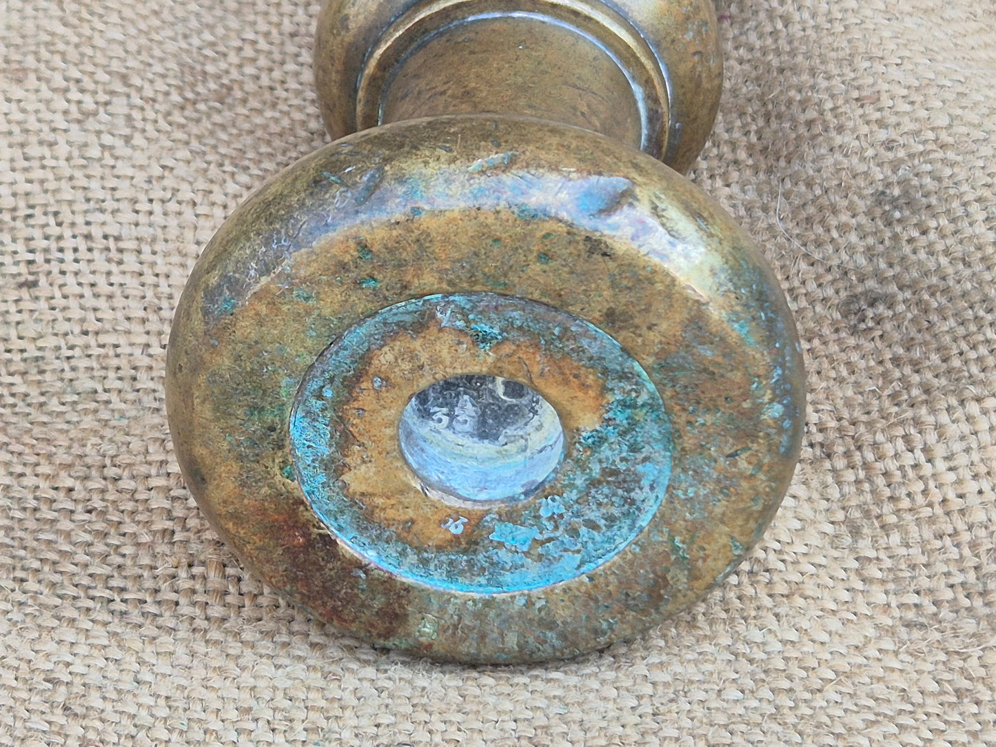 Vintage Avery Brass 4 Lb Bell Weight - Postage included