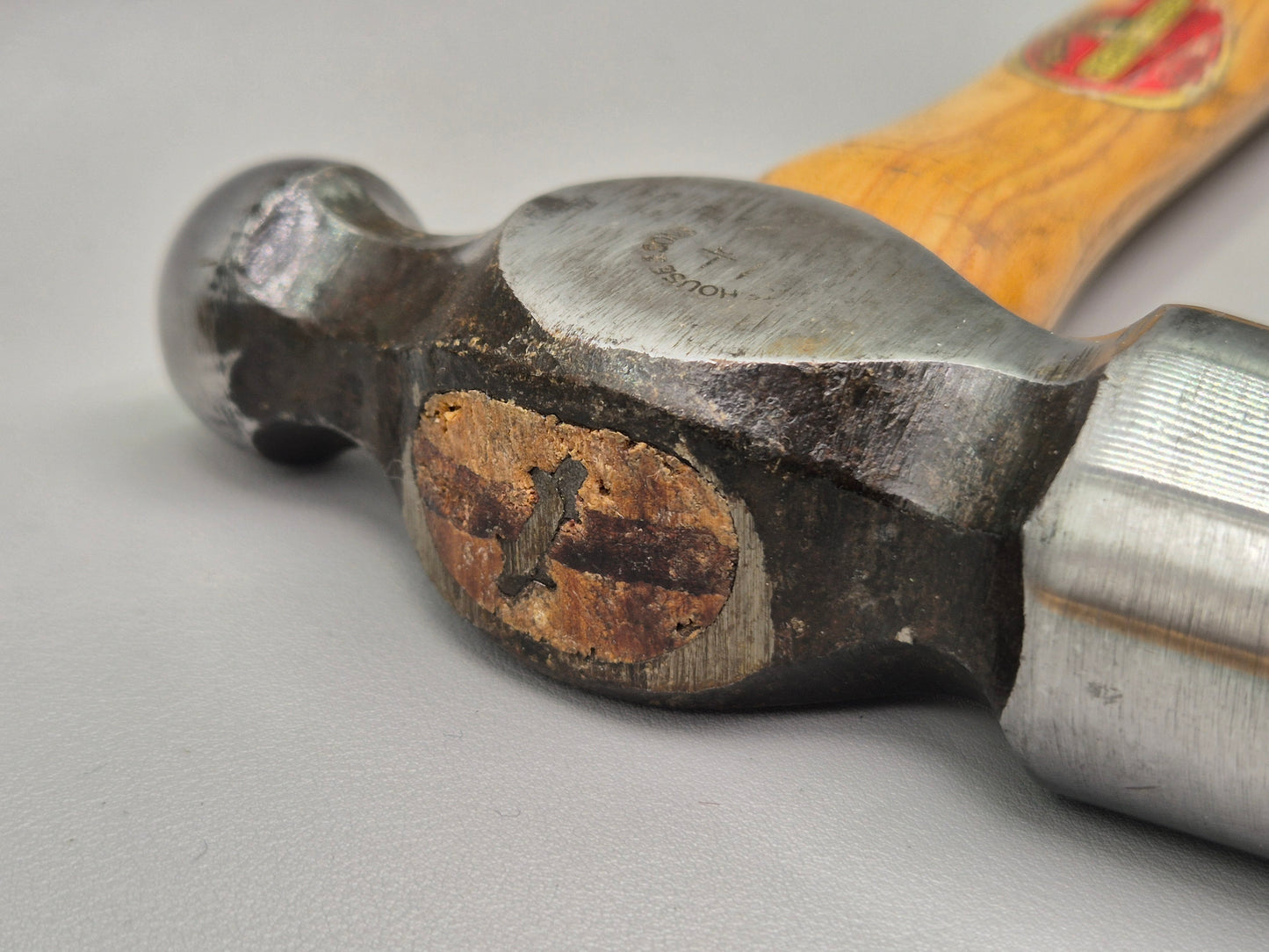 Whitehouse Ball Pein Hammer - 1 1/2 lb - Made In England Original Label Hedgehog