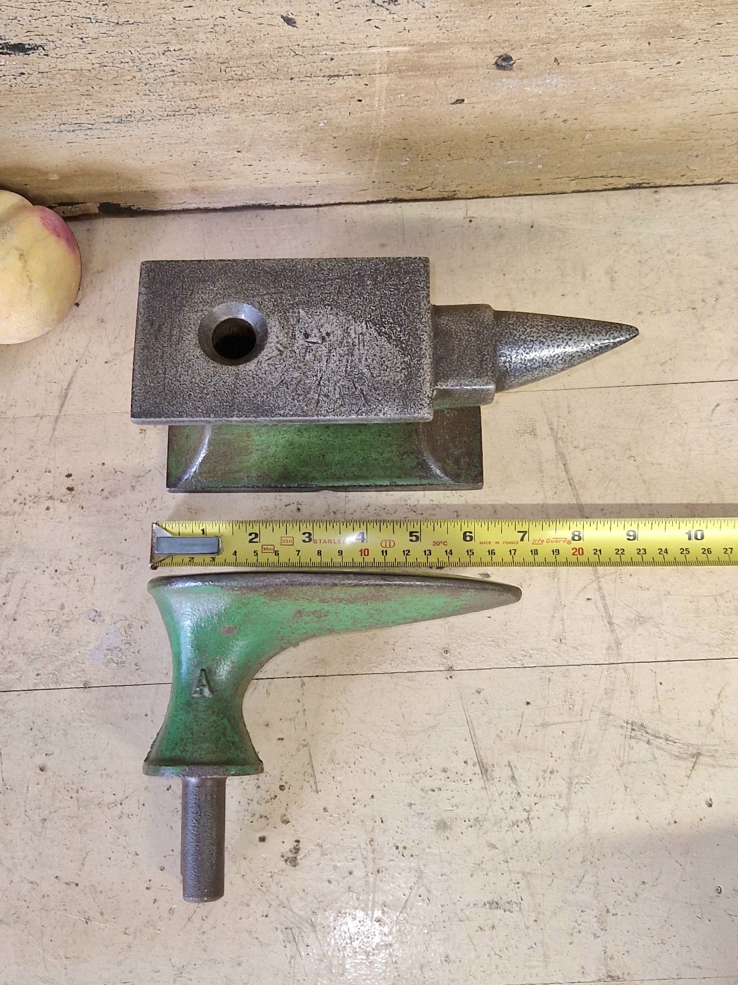 Vintage Harper 4006 Green Cobblers Anvil with 1 x Last