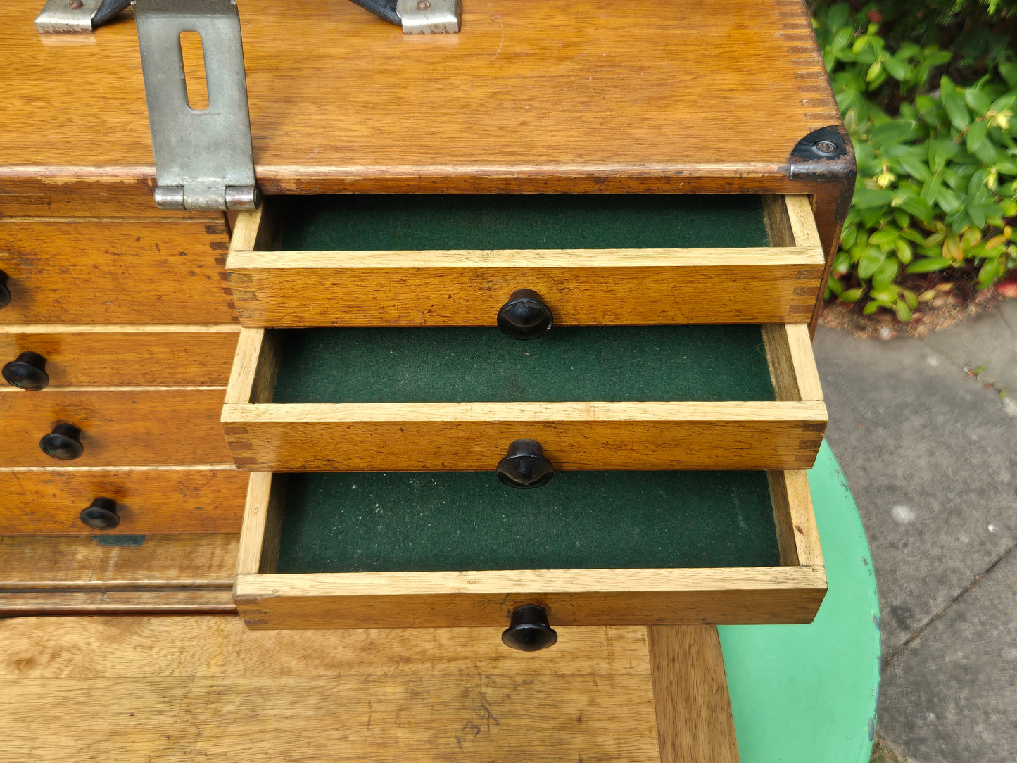 Vintage Engineers Cabinet Tool Chest 8 Drawers